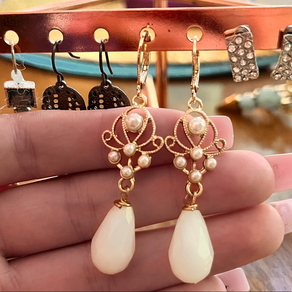 Gold Dangle Earrings